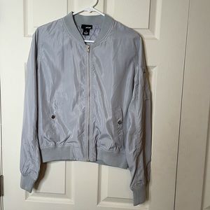 Gray Bomber jacket